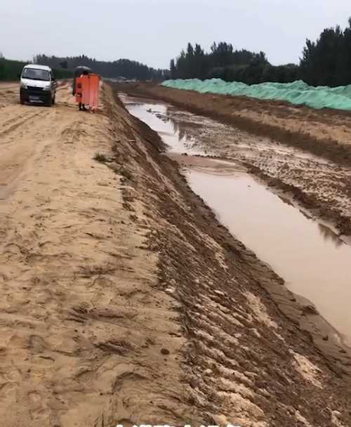 东营广饶县河道降水